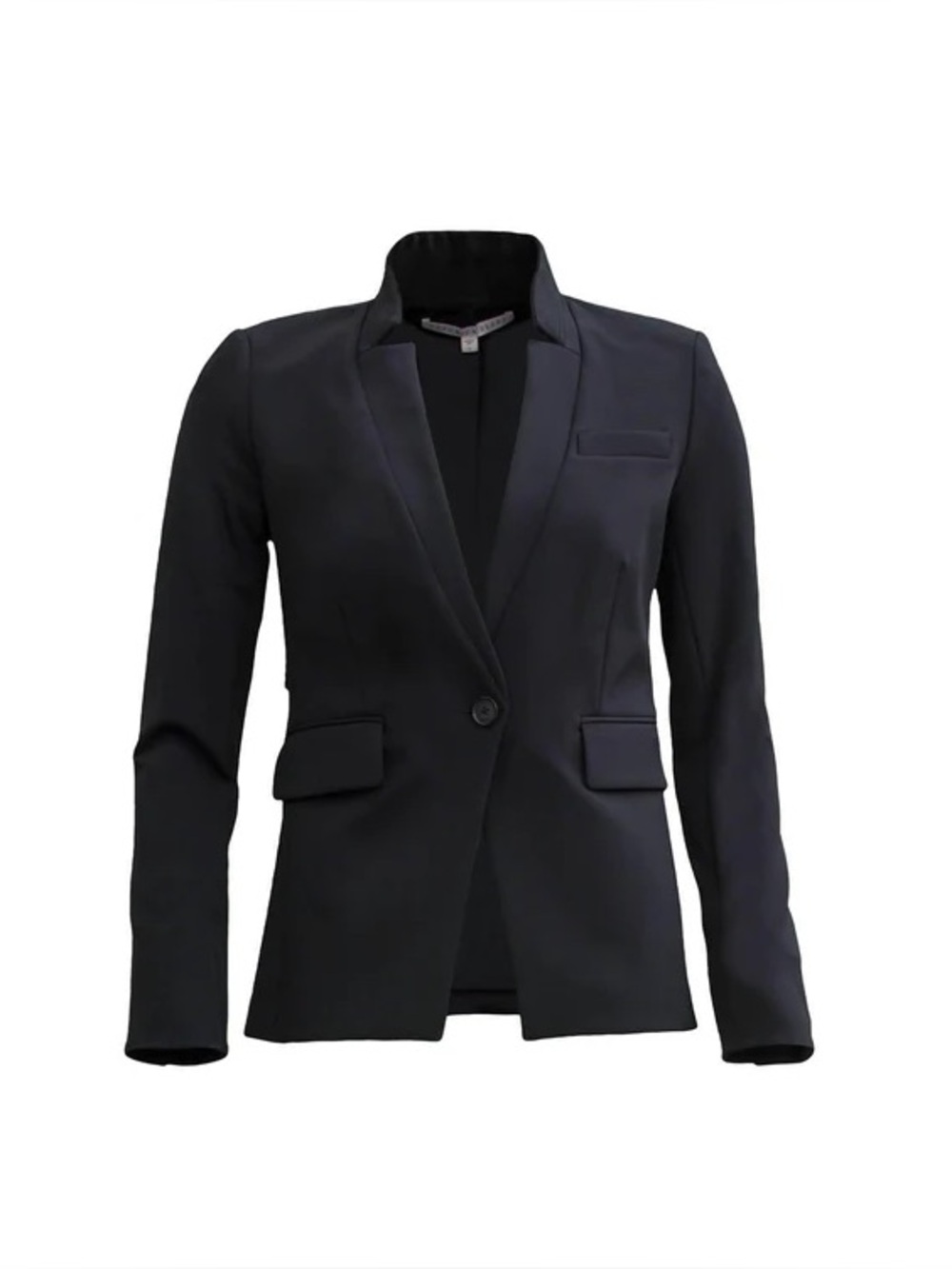 Veronica Beard Rae Dickie One Button Blazer Black Size 12